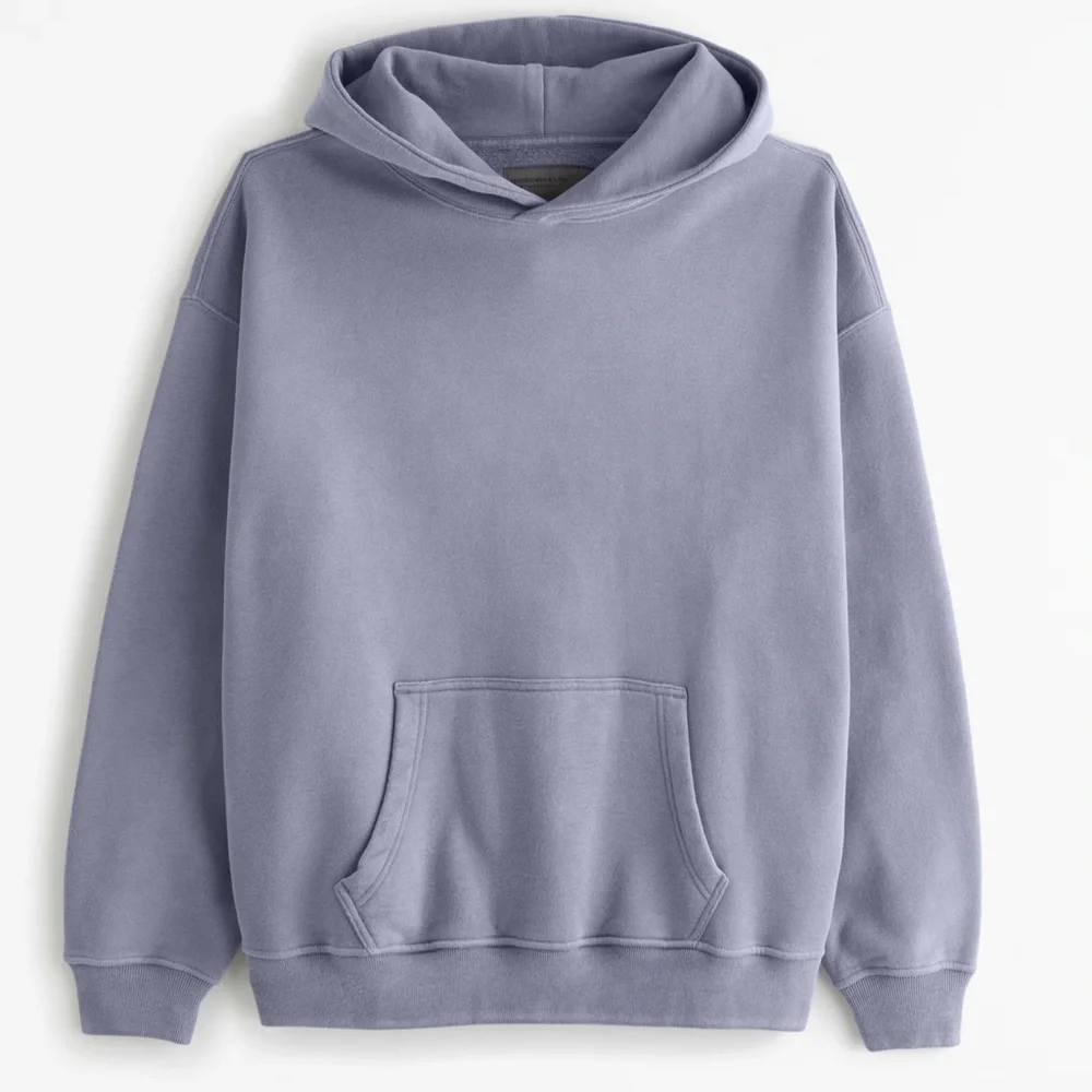 Abercrombie & Fitch Essential Popover Hoodie | Light Purple NWT - Picture 1 of 7